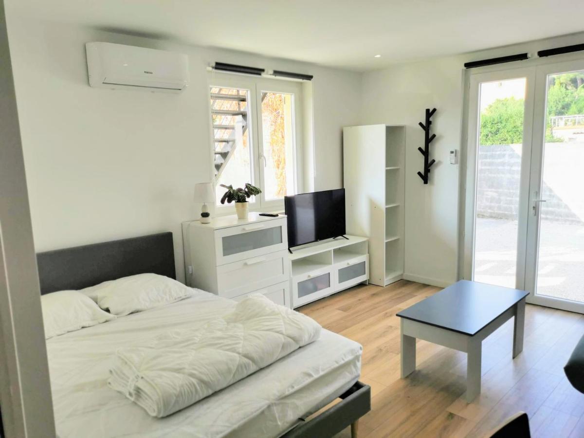 Appartement Climatise Golfe-Juan Plage Vallauris Buitenkant foto
